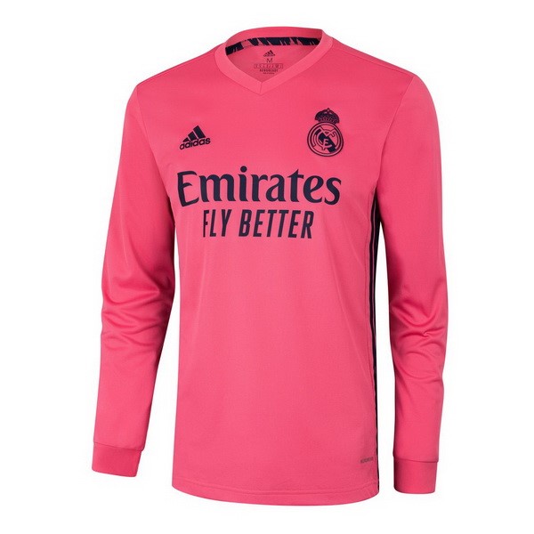 Thailande Maillot Football Real Madrid Exterieur ML 2020-21 Rose